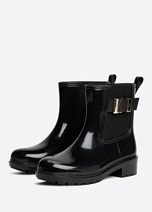 Tommy Hilfiger guminiai batai Buckle Glossy Ankle