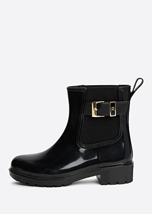 Tommy Hilfiger guminiai batai Buckle Glossy Ankle