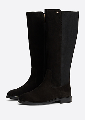 Tommy Hilfiger pavasario-rudens batai Enamel Flag High Chelsea