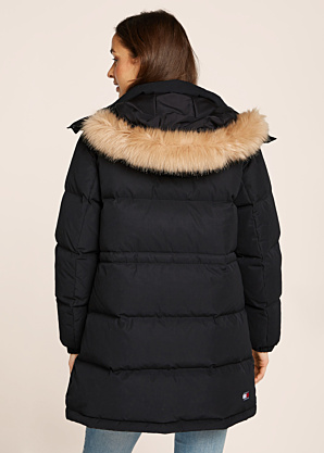 Tommy Jeans žieminė striukė Tjw Midi Alaska Faux Fur