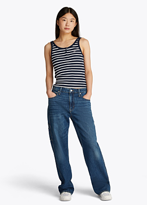 Tommy Jeans viršutiniai marškinėliai