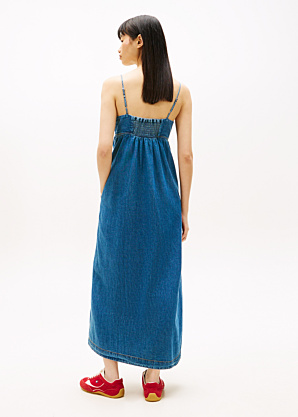 Tommy Jeans džinsinė suknelė Chambray