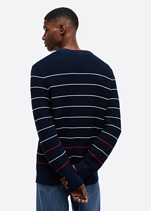 Tommy Jeans megztinis Slim Stripe