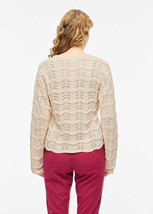 Vila megztinis Wave Pointelle