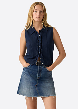 Levi's viršutiniai marškinėliai Super Soft Mini Ruffle