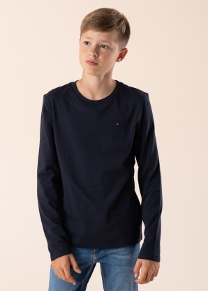 Tommy Hilfiger marškinėliai Boys Basic Cn Knit L/s