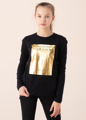 Only marškinėliai ilgomis rankovėmis