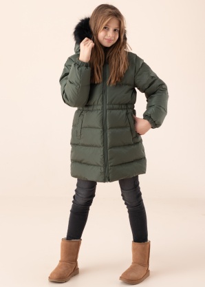 Tommy Hilfiger pūkinis paltas