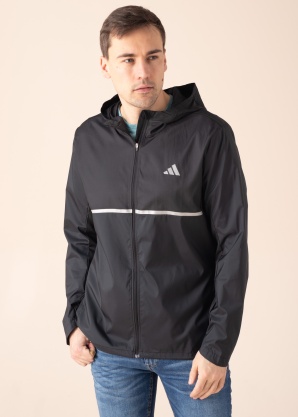 adidas striukė nuo vėjo, Juoda | WEEKEND