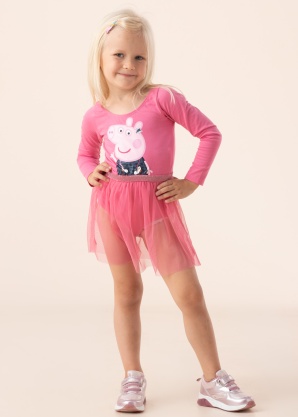 Name It Mini bodis ilgomis rankovėmis Jimi Peppapig