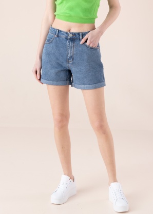 Vero Moda džinsai Zuri Hr Loose Denim Shorts Mix Ga