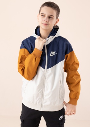 Nike striukė nuo vėjo Nsw Wr, Ruda, Tamsiai mėlyna, Smėlio spalva | WEEKEND
