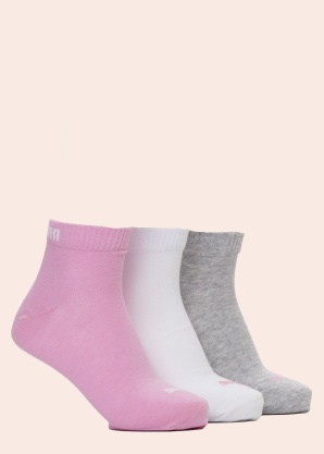 Puma kojines 3 poros Quarter Plain 3p