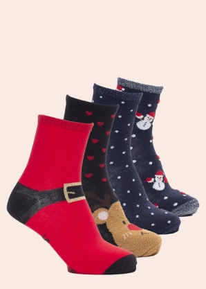 Vero Moda kojinių dovanų dėžutė 4 poros