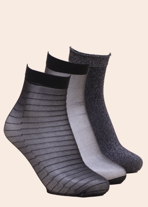 Fransa kojinių dovanų dėžutė 3 poros