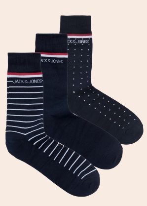 Jack & Jones kojines 3 poros Carbo dovanų dėžutėje
