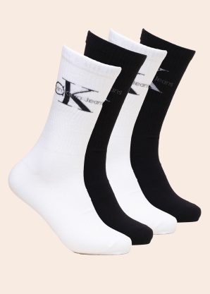 Calvin Klein kojines 4 poros dovanų dėžutėje