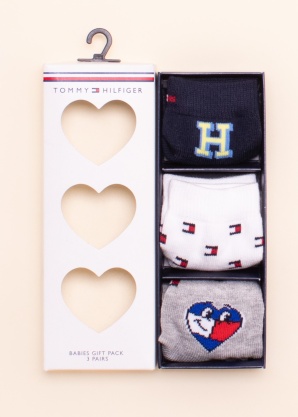 Tommy Hilfiger kojines 3 poros dovanų dėžutėje