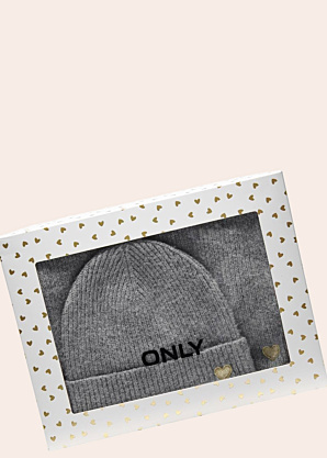 Only žieminės kepurės ir šaliko komplektas Avery dovanų dėžutėje