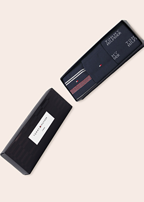 Tommy Hilfiger kojines 3 poros dovanų dėžutėje