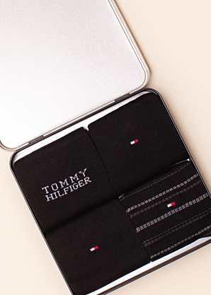 Tommy Hilfiger kojines 4 poros dovanų dėžutėje