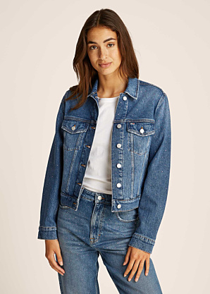 Tommy Jeans džinsinis švarkas