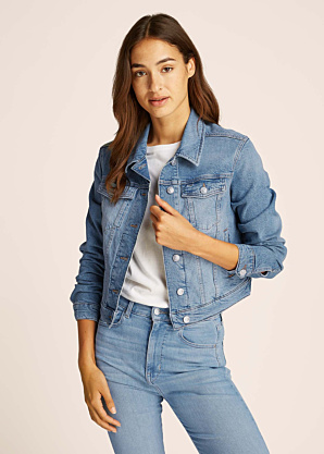 Tommy Jeans džinsinis švarkas