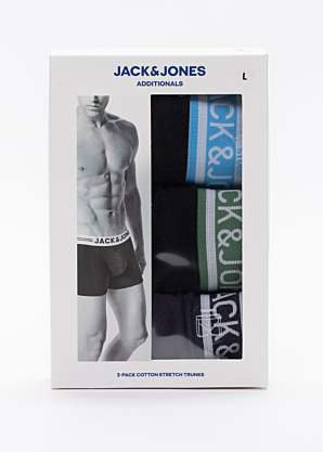 Jack & Jones apatiniai, 3 vnt. Teddy dėžutėje