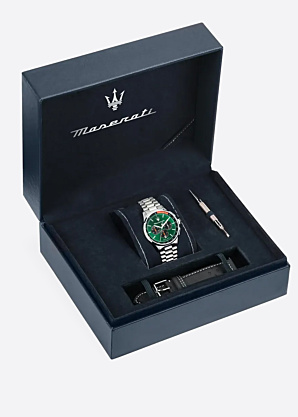 Maserati rankinis laikrodis dovanų dėžutėje