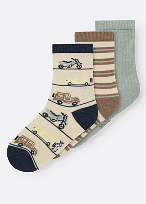 Name It Kids kojinės Huberts 3 poros