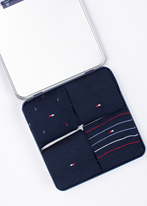 Tommy Hilfiger kojines 4 poros dovanų dėžutėje