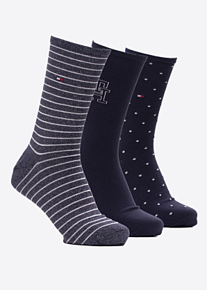 Tommy Hilfiger kojines 3 poros dovanų dėžutėje