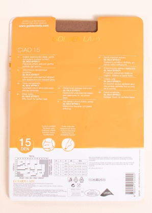 Golden Lady pėdkelnės Ciao 15 den