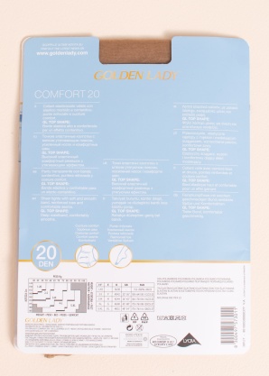 Golden Lady pėdkelnės Comfort 20 den