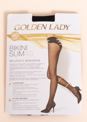 Golden Lady pėdkelnės Bikini Slim 40 den