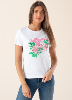 Guess marškinėliai Holly Flowers
