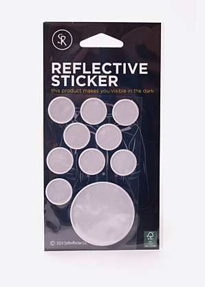 Softreflector Helkurkleebiste komplektas Nature Rounds White