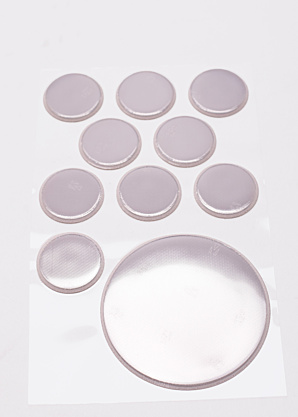 Softreflector Helkurkleebiste komplektas Nature Rounds White