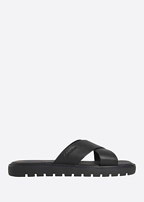 Calvin Klein sandalai Sq Molded Xcross Lth