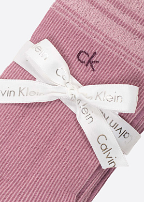 Calvin Klein kojinės Lurex Stripe 4 poros