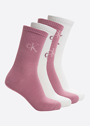 Calvin Klein dovanų dėžutėje kojinės Lurex Aop 4 poros