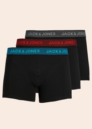 Jack & Jones apatiniai, 3 vnt. Waistband dėžutėje