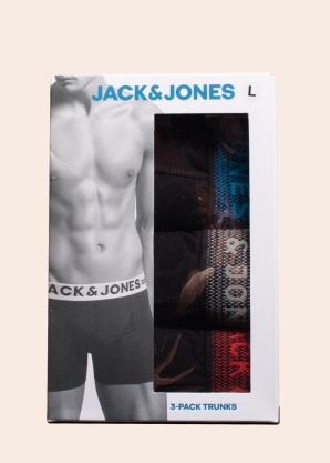 Jack & Jones apatiniai, 3 vnt. Waistband dėžutėje