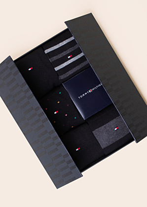 Tommy Hilfiger kojines 5 poros dovanų dėžutėje