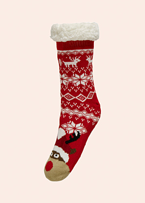 Only kalėdinės kojinės Christmas dovanų dėžutėje