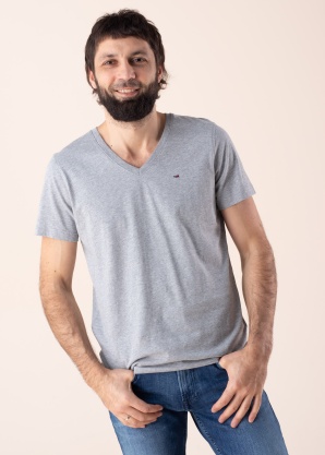 Tommy Jeans marškinėliai Tjm Original Džersis Neck Tee