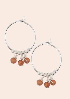 Pieces auskarai Tara