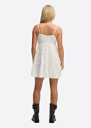SuperDry suknelė Cheesecloth