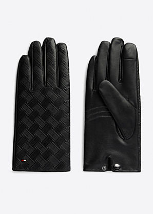 Tommy Hilfiger žieminės pirštinės Flag Embossed