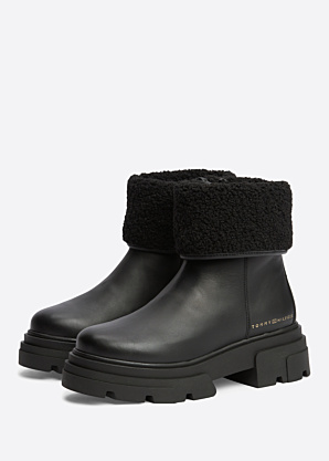 Tommy Hilfiger aulinukai Shearling Fold Chunky Ankle